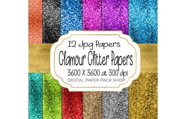 Download Glamour Glitter Background Papers - Premium Resources