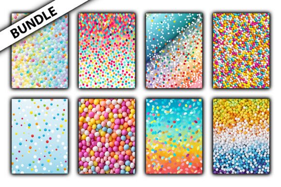 Download Colorful Dots Pattern Bundle - Colorful Collection