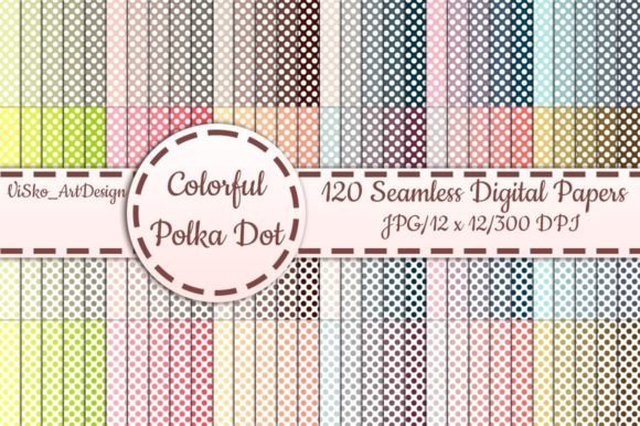 Download Colorful Big Polka Dot - Colorful Collection