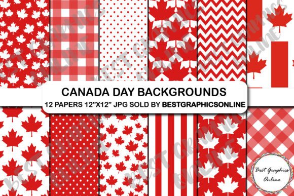 Download Canada Day Digital Background Papers - Premium Resources